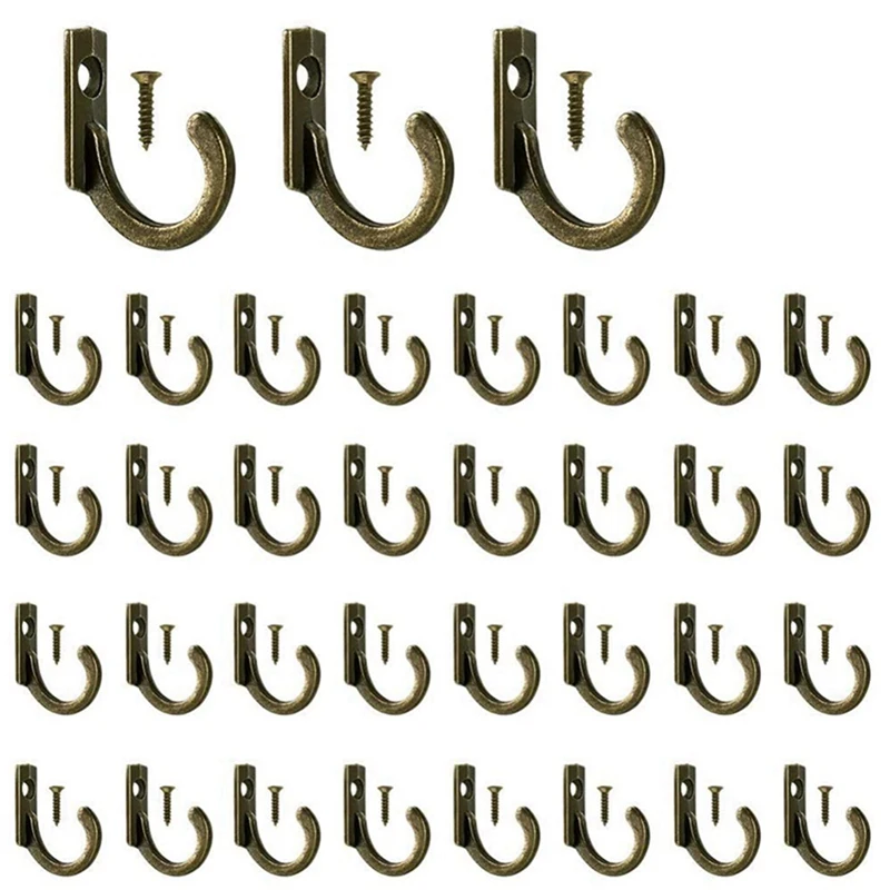 116 Pieces Wall Mounted Hook, Small Coat Hooks, Single Hanger For Hanging Coffee Cups, Kitchen Towel Bronze
116 Pieces Wall Mounted Hook, Small Coat Hooks, Single Hanger For Hanging Coffee Cups, Kitchen Towel Bronze