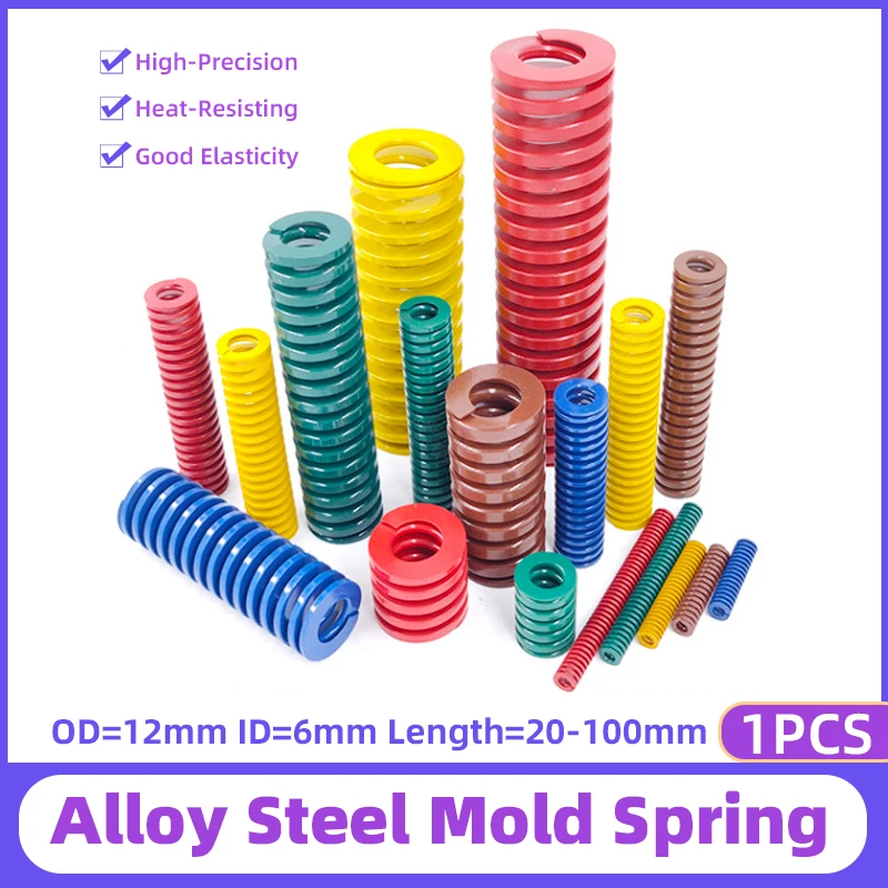 Creamily 1PCS Die Spring Spiral Stamping Compression Mould Die Spring Outer Diameter12mm ID6mm Length20-100mm For Car Rear Trunk
Creamily 1PCS Die Spring Spiral Stamping Compression Mould Die Spring Outer Diameter12mm ID6mm Length20-100mm For Car Rear Trunk