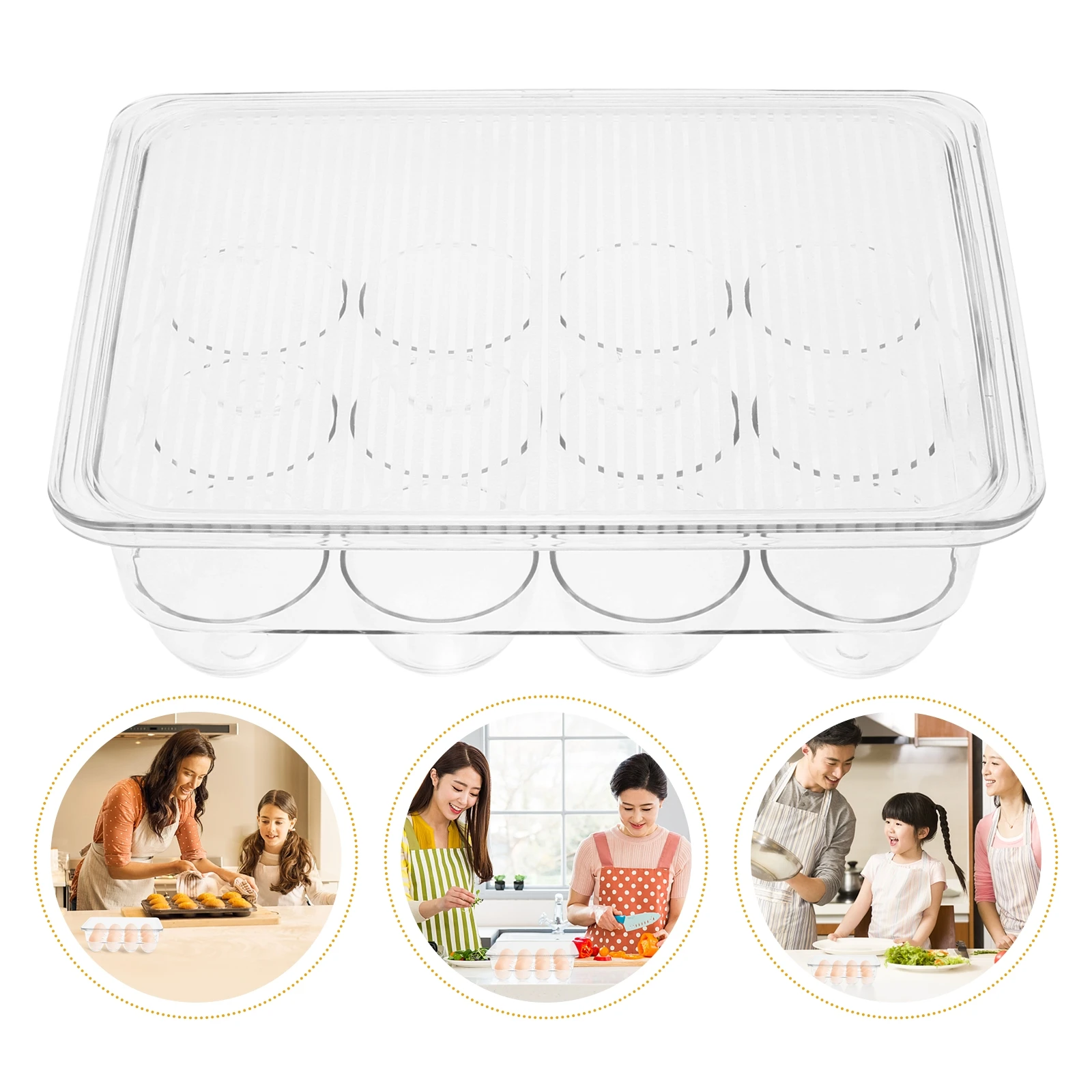 Egg Storage Box Fridge ganizer Round Shelf Holder Refrigerator Egg Bins Container Stacking Space Saving Transparent Airtight
Egg Storage Box Fridge ganizer Round Shelf Holder Refrigerator Egg Bins Container Stacking Space Saving Transparent Airtight