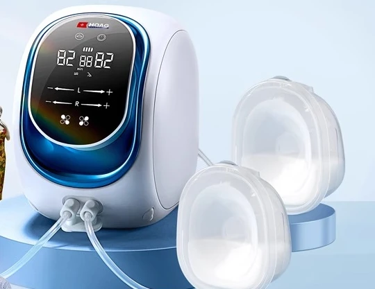 Double piston pump micro-shock painless bilateral electric large suction breast pump
Double piston pump micro-shock painless bilateral electric large suction breast pump