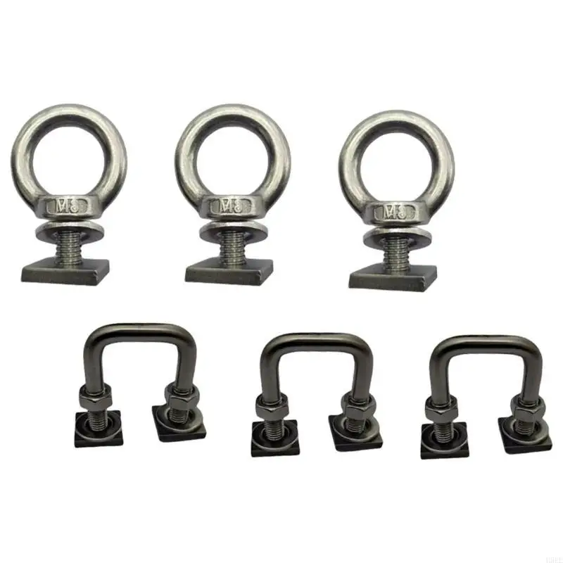 6Pcs T Track Bolts for Roof Rack T Track Mount Tie Down Anchors Bolt Tie Down Anchoring for Holding Bungee Cord Hooks H9EE
6Pcs T Track Bolts for Roof Rack T Track Mount Tie Down Anchors Bolt Tie Down Anchoring for Holding Bungee Cord Hooks H9EE