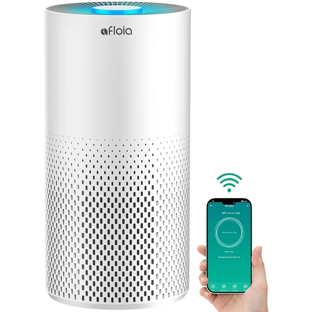 Air Purifiers for Home Large Room Up to 1076 Ft², Smart WiFi& Bluetooth 3-Stage Filter Air Purifiers for Bedroom 22 dB
Air Purifiers for Home Large Room Up to 1076 Ft², Smart WiFi& Bluetooth 3-Stage Filter Air Purifiers for Bedroom 22 dB