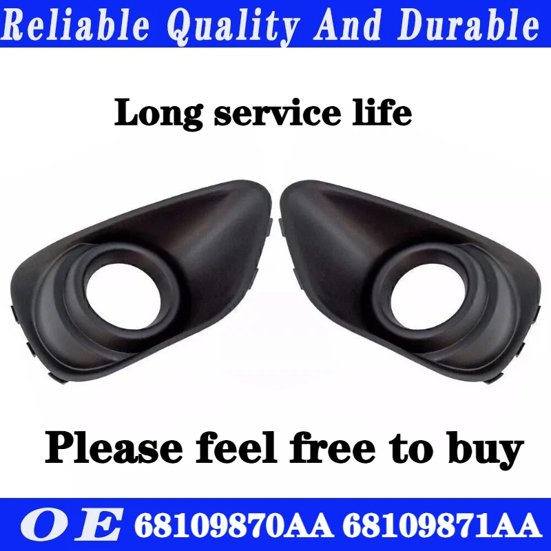 High quality For Jeep Compass 2011-2017 Pair Front Bumpe Fog Light Lamp Bezels Cover 68109870AA 68109871AA car accessories
High quality For Jeep Compass 2011-2017 Pair Front Bumpe Fog Light Lamp Bezels Cover 68109870AA 68109871AA car accessories