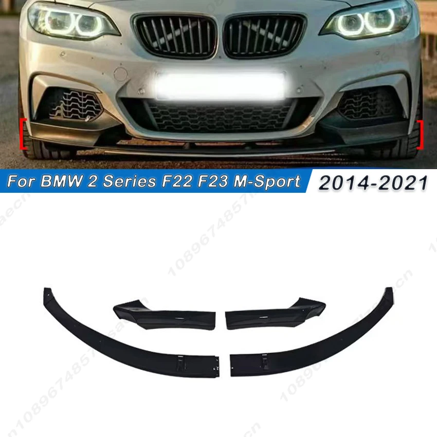 For BMW 2 Series F22 F23 M235i M240i M-Sport 2014-2021 Car Spoiler Cover Guard Deflector Lips Front Bumper Splitter Diffuser ABS
For BMW 2 Series F22 F23 M235i M240i M-Sport 2014-2021 Car Spoiler Cover Guard Deflector Lips Front Bumper Splitter Diffuser ABS