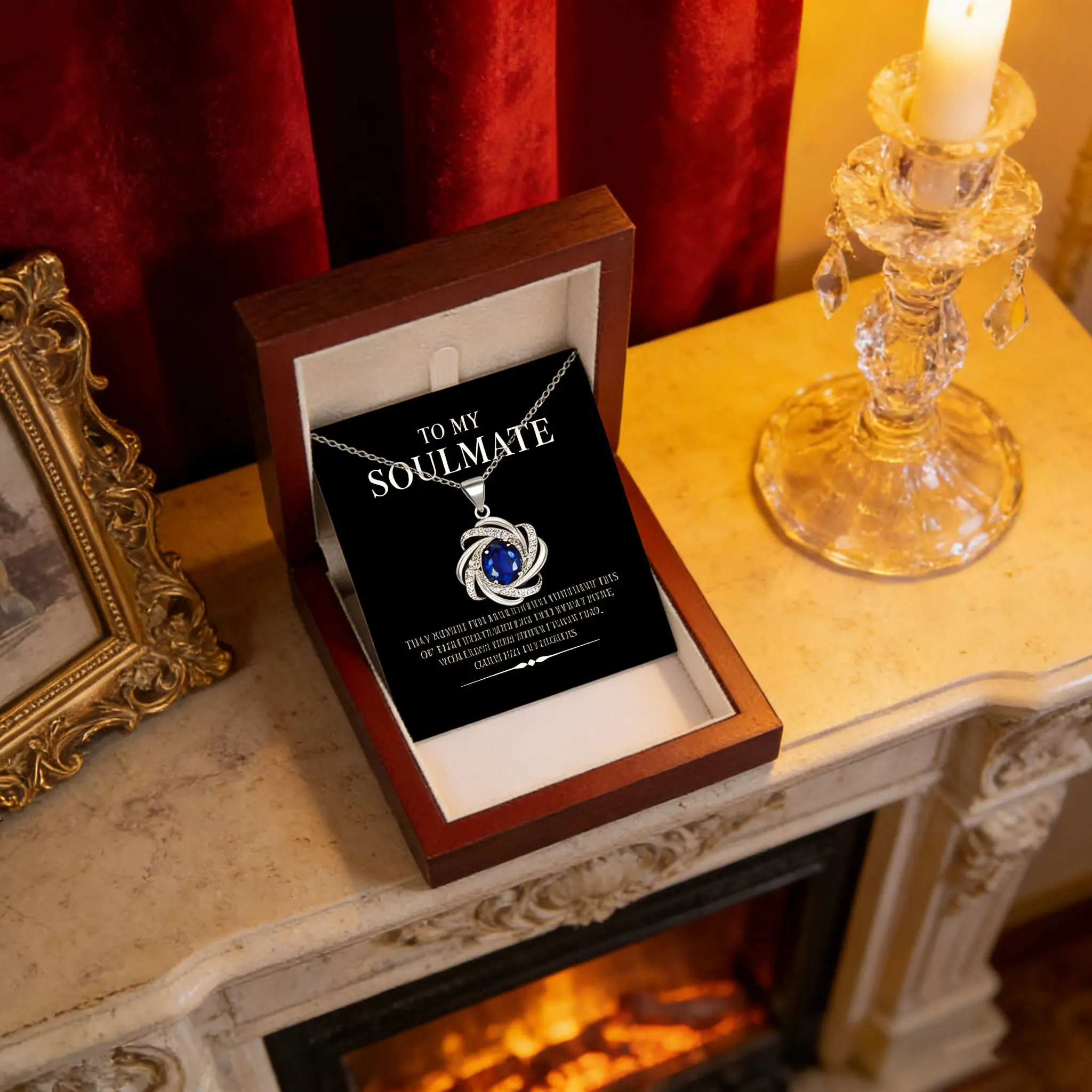 Floral Sapphire Pendant Necklaces - Wholesale Women's Niche Design Clavicle Chains
Floral Sapphire Pendant Necklaces - Wholesale Women's Niche Design Clavicle Chains