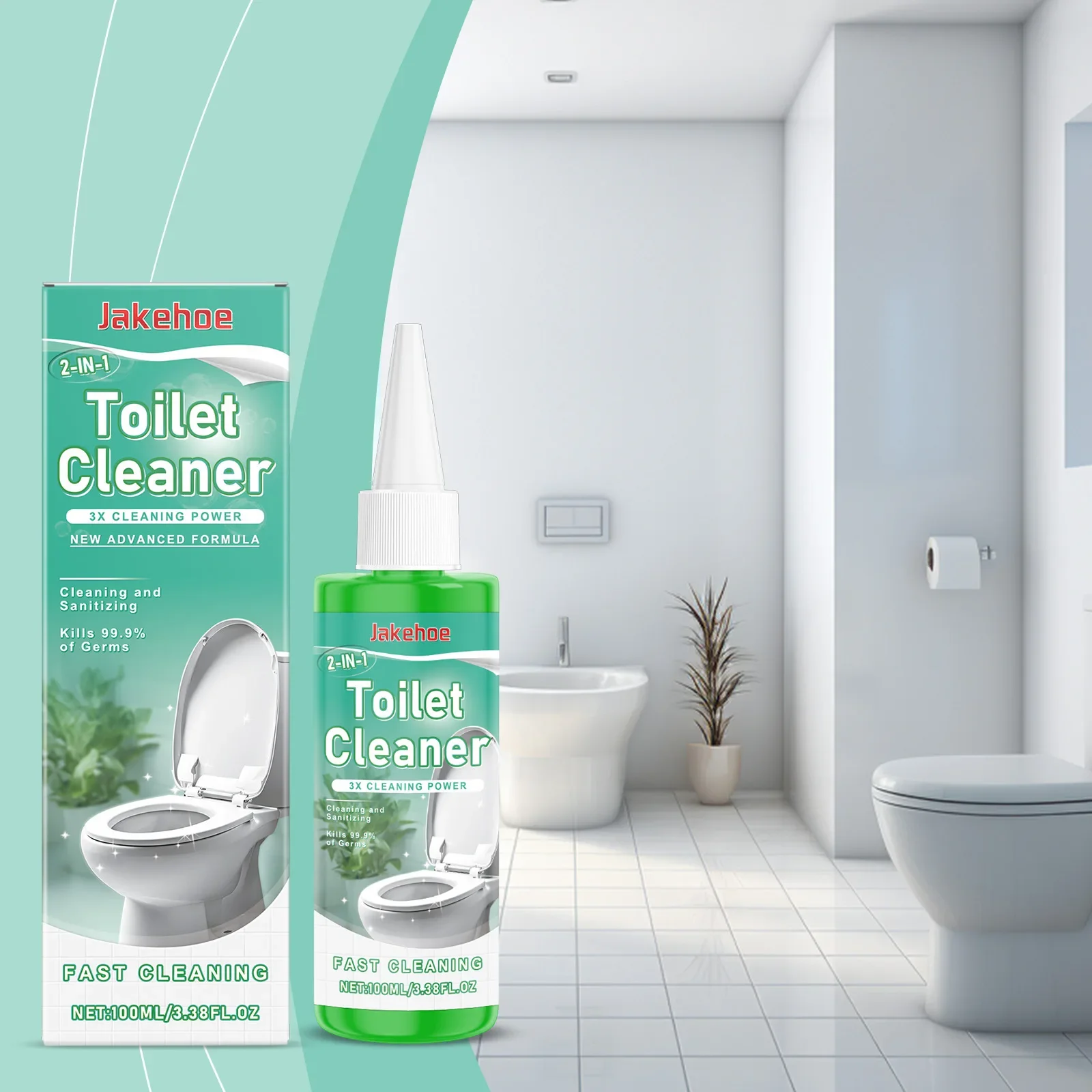 Fresh Toilet Bowl Cleaner - Deep Cleaning Formula Aids in Reducing Stains Water Scales Deodorizes Bathroom Hygiene
Fresh Toilet Bowl Cleaner - Deep Cleaning Formula Aids in Reducing Stains Water Scales Deodorizes Bathroom Hygiene