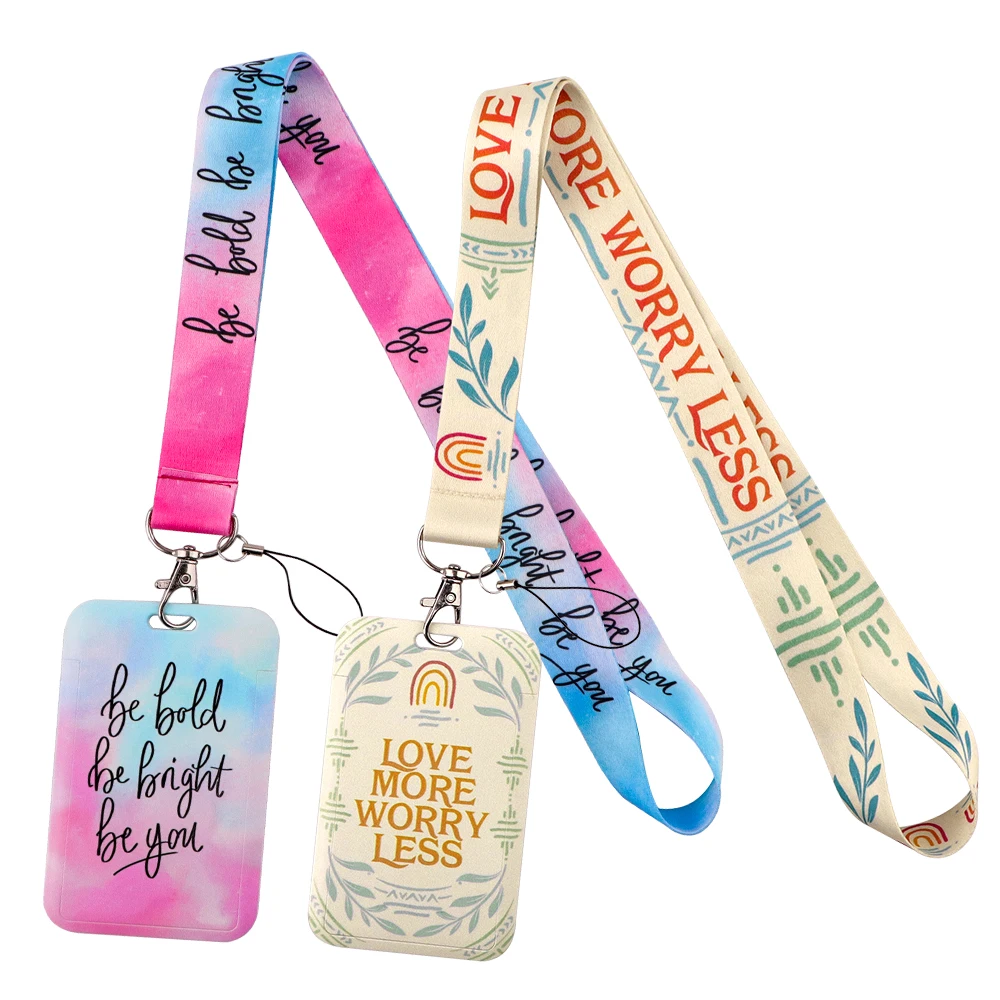 Ремешок для ключей серии Quotations, держатель для бейджа для кредитных карт, подвеска для мобильного телефона, шейные ремни, держатель для ключей, аксессуары
Ремешок для ключей серии Quotations, держатель для бейджа для кредитных карт, подвеска для мобильного телефона, шейные ремни, держатель для ключей, аксессуары