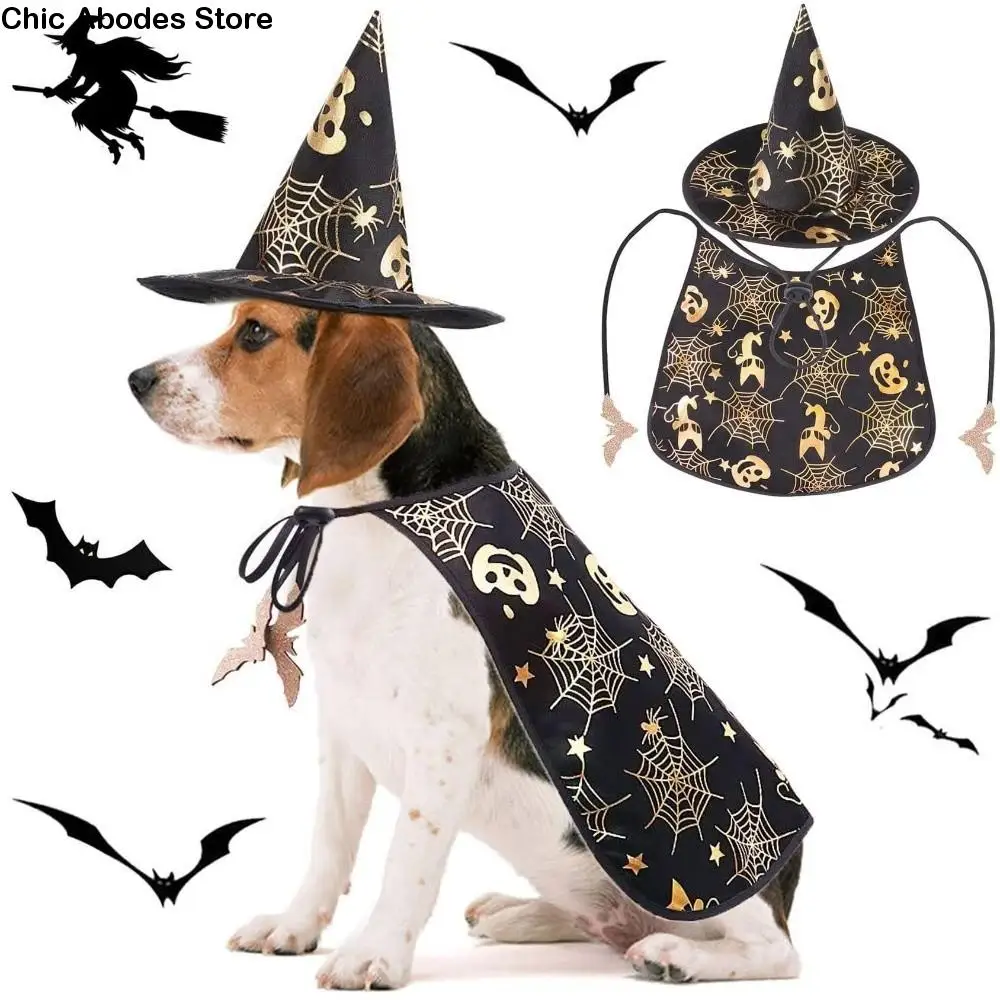 Funny Pumpkin Pet Halloween Costumes Cape Bat Adjustable Halloween Dog Cloak Hat Black Soft Halloween Pet Apparel Party
Funny Pumpkin Pet Halloween Costumes Cape Bat Adjustable Halloween Dog Cloak Hat Black Soft Halloween Pet Apparel Party
