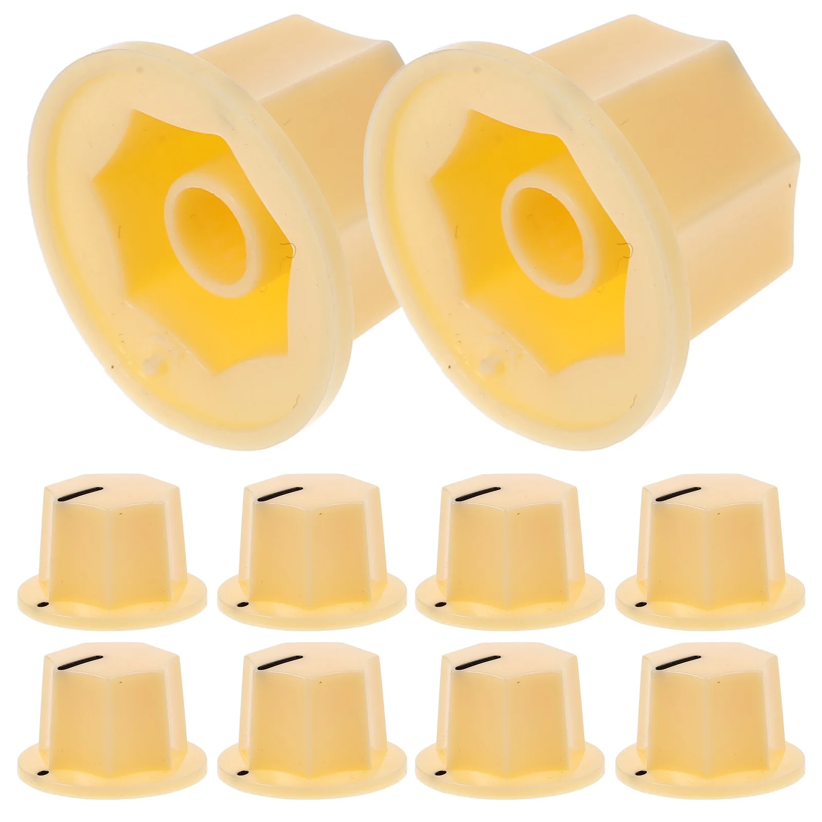 10Pcs Long Service Time Electric Guitar Volume Knobs Wear Resistant Durable for Repair and Replacement Guitar Accessories
10Pcs Long Service Time Electric Guitar Volume Knobs Wear Resistant Durable for Repair and Replacement Guitar Accessories