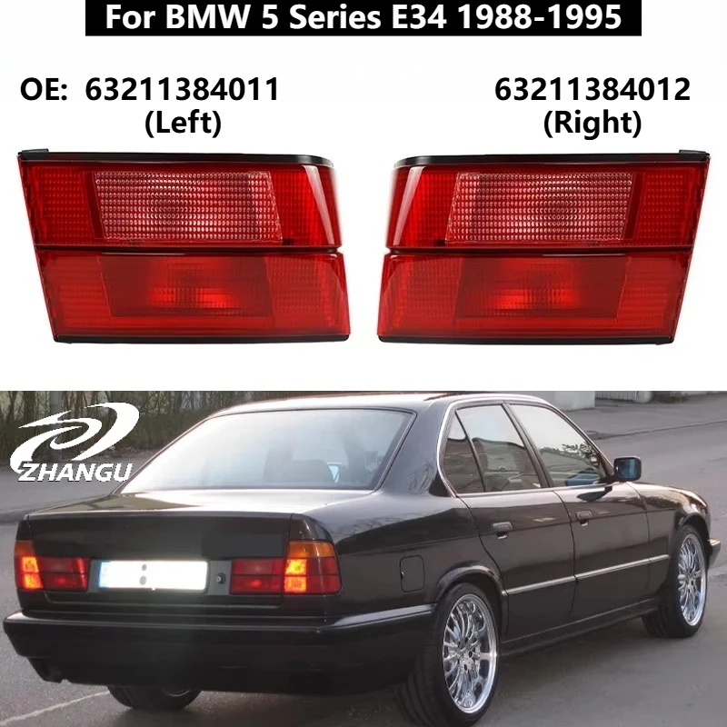 For BMW 5 Series E34 1988 1989 1990-1995 Rear Tail Light Assembly Brake Turn Signal Lamp Pair Left Right 63211384011 63211384012
For BMW 5 Series E34 1988 1989 1990-1995 Rear Tail Light Assembly Brake Turn Signal Lamp Pair Left Right 63211384011 63211384012