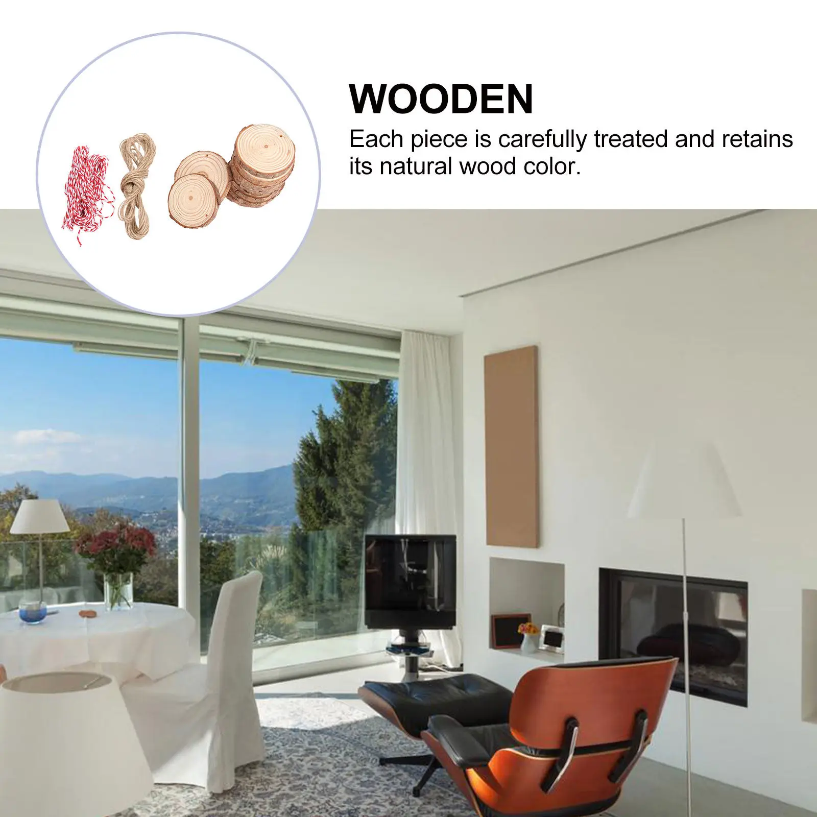 30Pcs Wooden Display Chips Round Hanging Boards Smooth Blank Wood Slices DIY Drawing Painting Crafts Home Cafe Decor
30Pcs Wooden Display Chips Round Hanging Boards Smooth Blank Wood Slices DIY Drawing Painting Crafts Home Cafe Decor