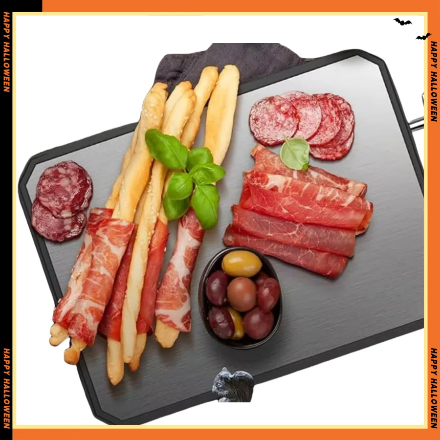 Разделочная доска из нержавеющей стали: двухсторонняя, которую можно мыть в посудомоечной машине, нетоксичная 16x11
Разделочная доска из нержавеющей стали: двухсторонняя, которую можно мыть в посудомоечной машине, нетоксичная 16x11