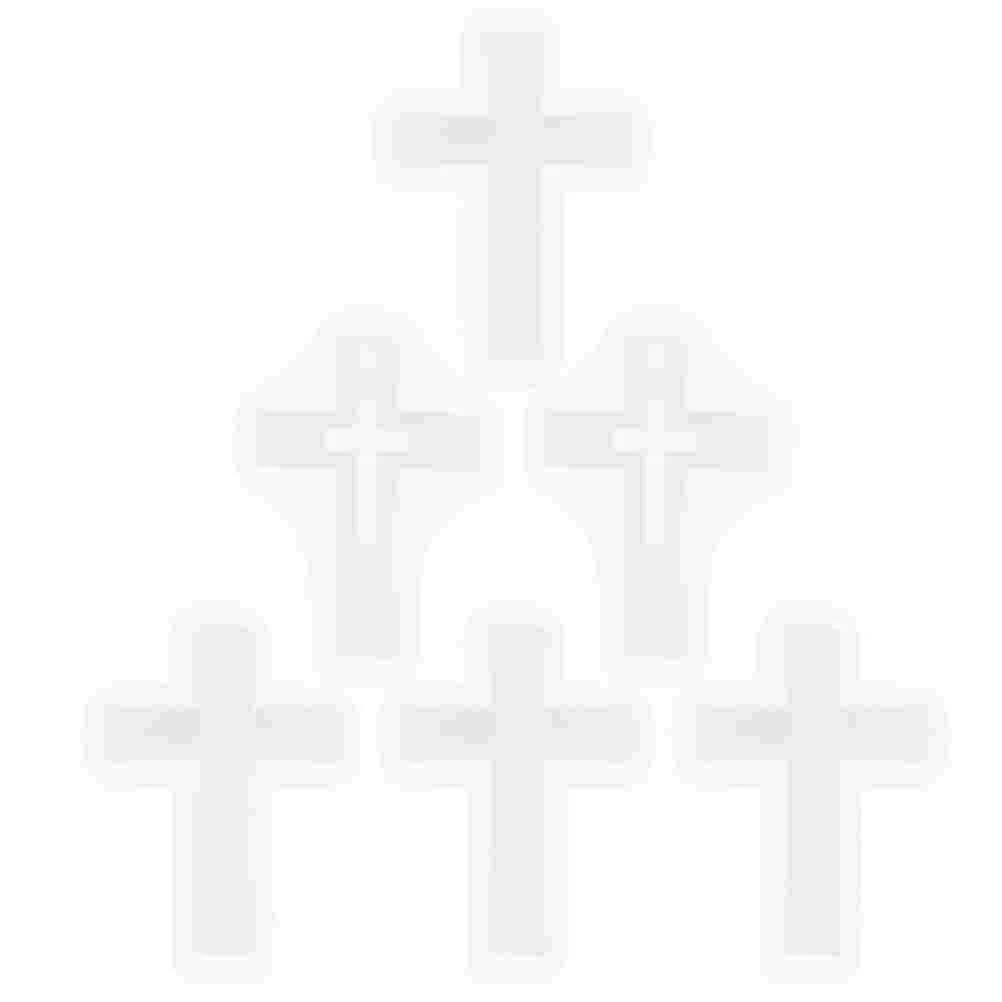 6pcs Cross Pendant Mold Silicone Handicraft Reusable Shaped Epoxy Decor Craft Jewelry Accessories Parts
6pcs Cross Pendant Mold Silicone Handicraft Reusable Shaped Epoxy Decor Craft Jewelry Accessories Parts