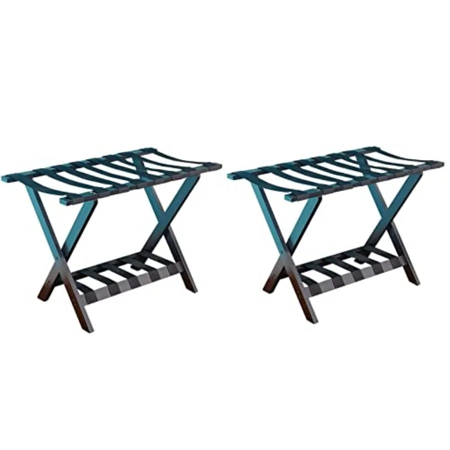 Luggage Rack 2 Pack Hotel Room Luggage Stand - Solid Wood Hotel Suitcase Rack, 2-Tier Luggage Rack With Shoe Rack, Foldable Bed
Luggage Rack 2 Pack Hotel Room Luggage Stand - Solid Wood Hotel Suitcase Rack, 2-Tier Luggage Rack With Shoe Rack, Foldable Bed