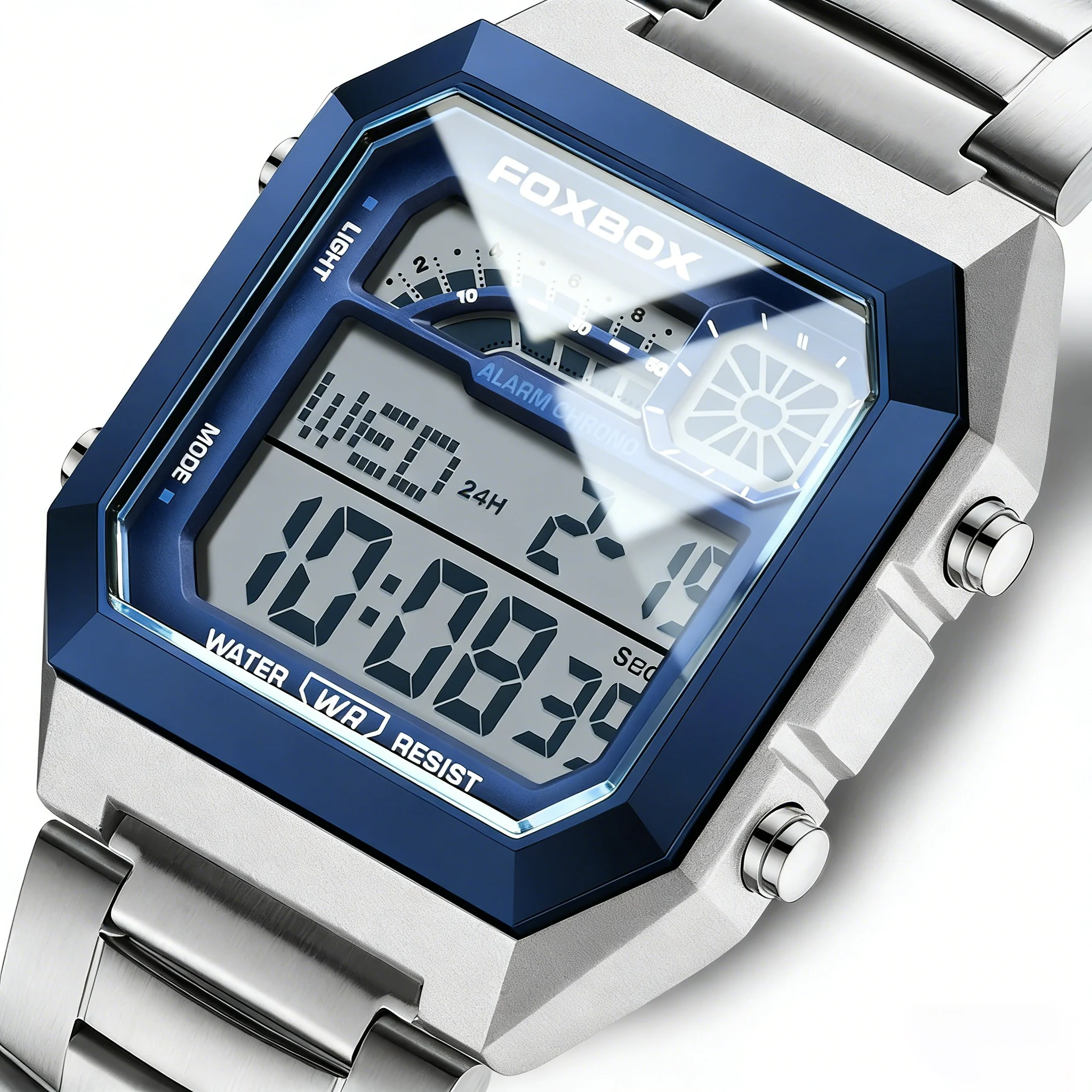 FOXBOX Роскошные мужские часы со светодиодной подсветкой и календарем, мужские наручные часы, модные водонепроницаемые квадратные повседневные цифровые часы, доставка из США
FOXBOX Роскошные мужские часы со светодиодной подсветкой и календарем, мужские наручные часы, модные водонепроницаемые квадратные повседневные цифровые часы, доставка из США
