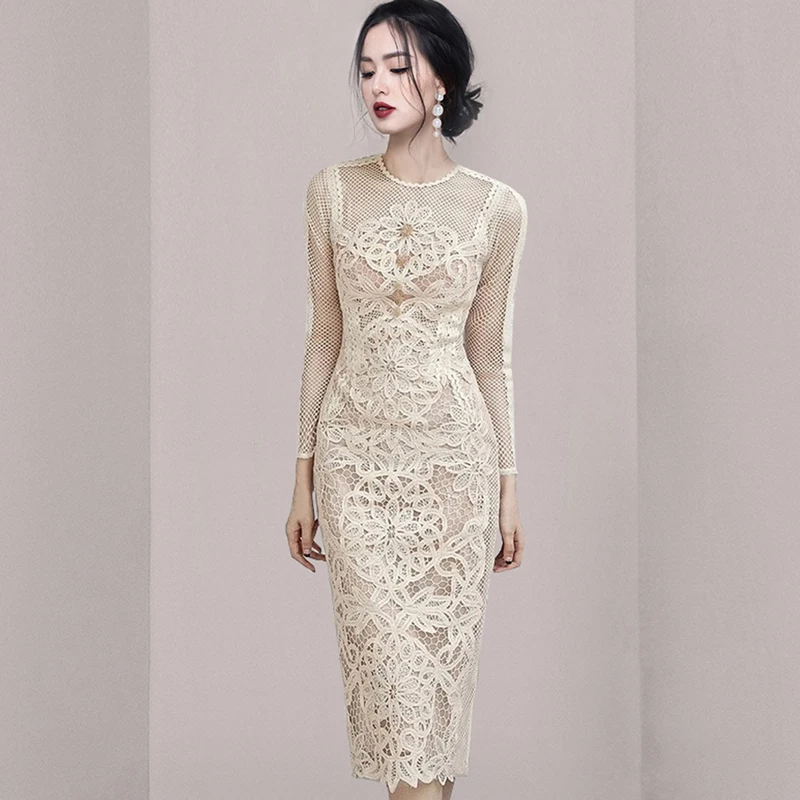 2023 Spring New Long sleeved Elegant Small and Popular Lace Slim Fit Wrap Hip Fashion Dress for Women HN08210109
2023 Spring New Long sleeved Elegant Small and Popular Lace Slim Fit Wrap Hip Fashion Dress for Women HN08210109