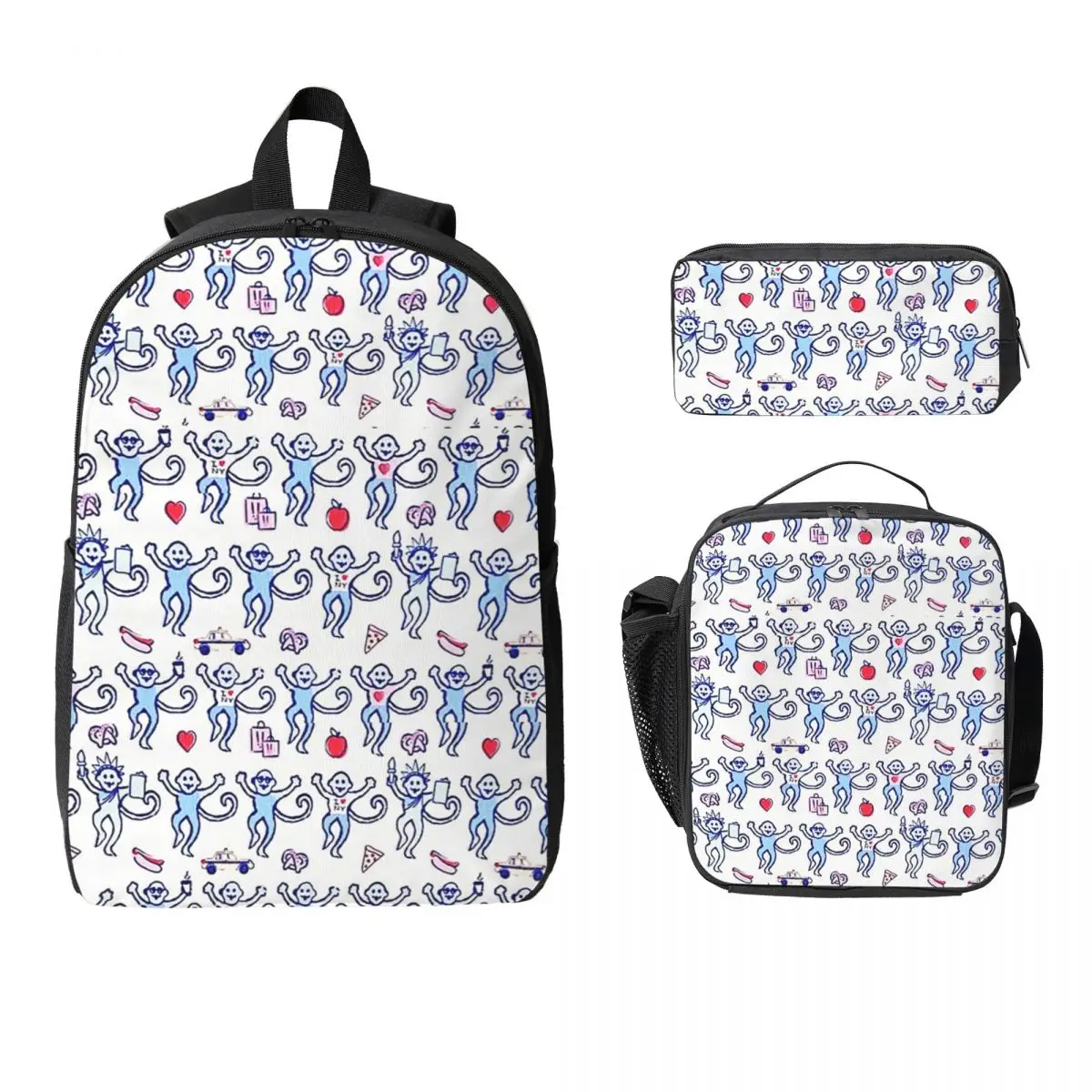 Preppy Roller Monkeys Rabbit Backpack Boys Girls BookBag School Bag Computer Shoulder Bags 3ps Insulated Lunch Bag Pencil Case
Preppy Roller Monkeys Rabbit Backpack Boys Girls BookBag School Bag Computer Shoulder Bags 3ps Insulated Lunch Bag Pencil Case