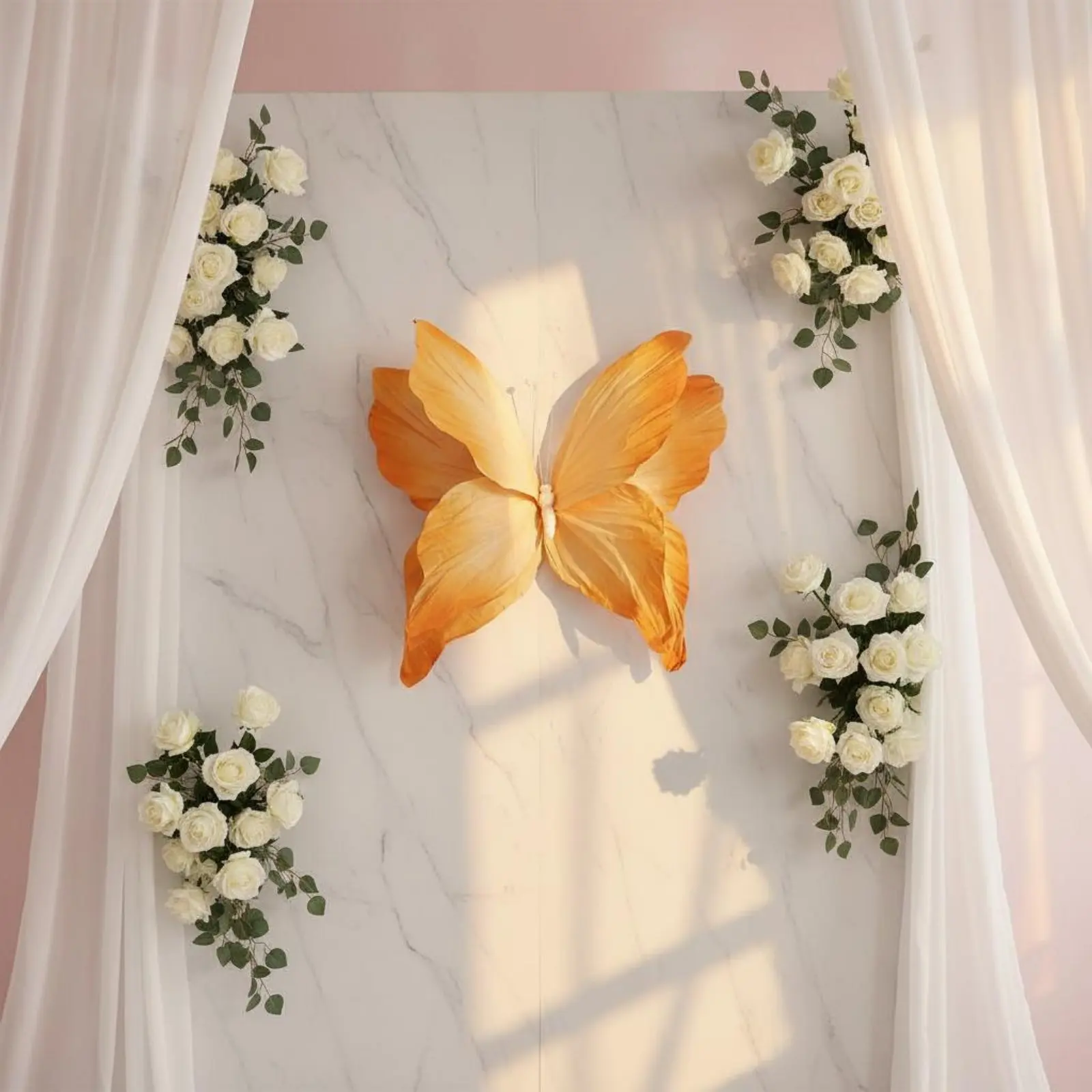 Giant Artificial Crepe Paper Art Romantic Large Paper Crepe Paper Art Event Decoration Handmade Prop for Party, Window Display
Giant Artificial Crepe Paper Art Romantic Large Paper Crepe Paper Art Event Decoration Handmade Prop for Party, Window Display