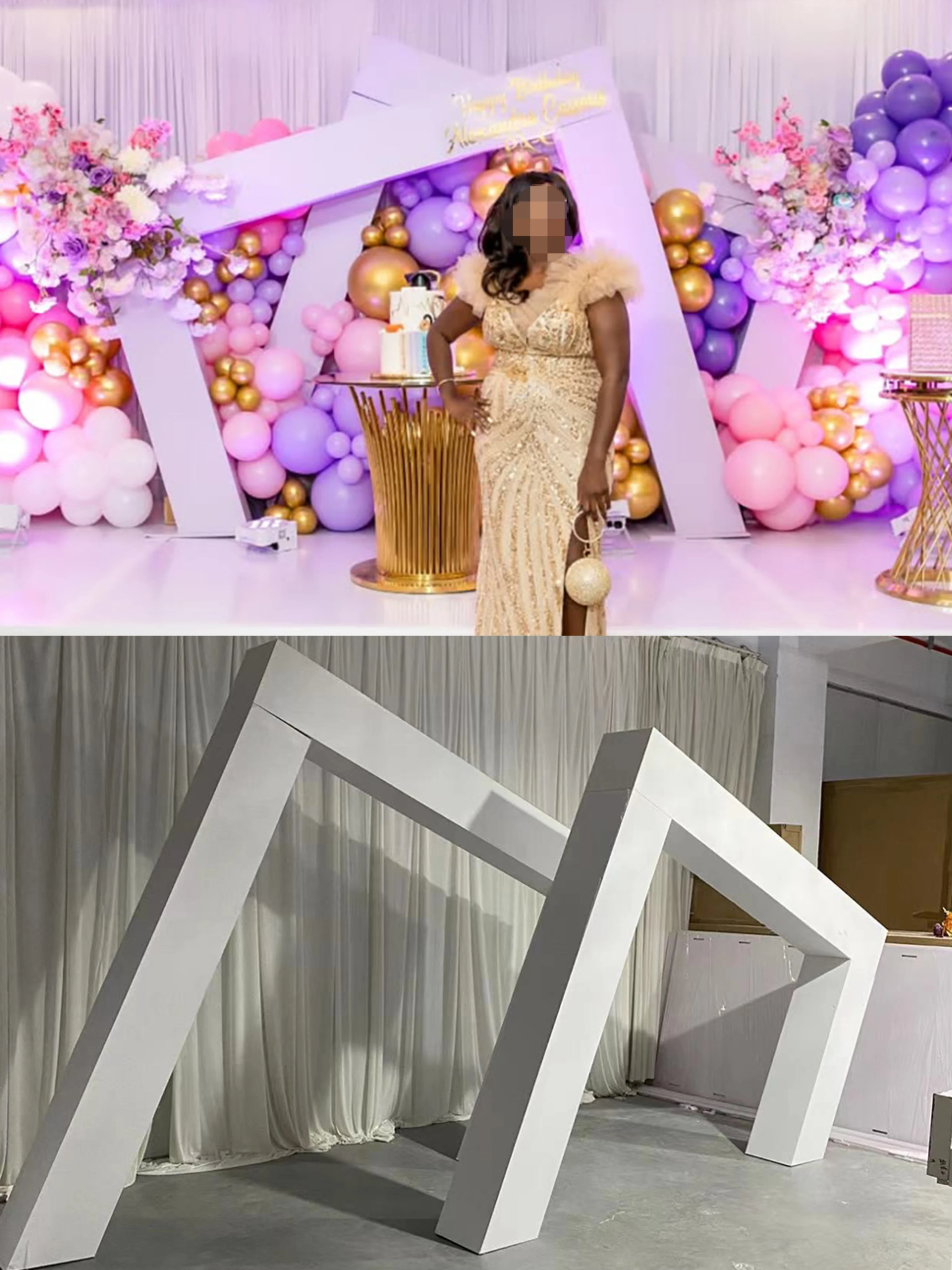 Wedding Backdrops Arch Door Shape White Acrylic Pvc Backdrop Set for Event Party Decoration
Wedding Backdrops Arch Door Shape White Acrylic Pvc Backdrop Set for Event Party Decoration