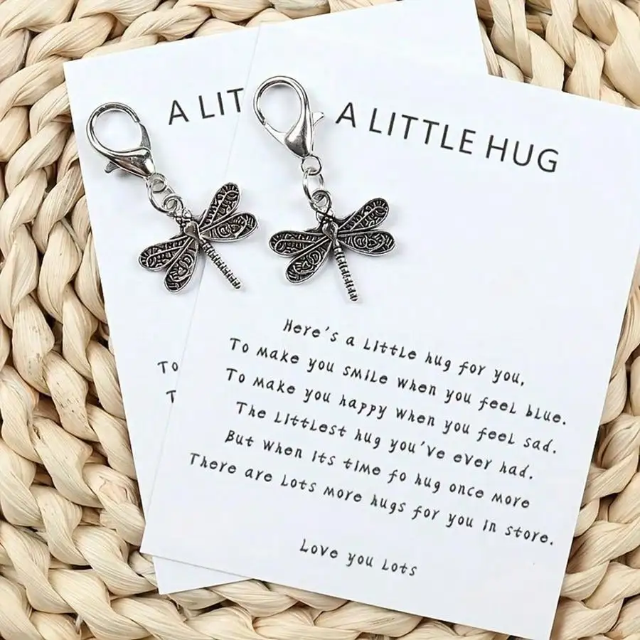1pc/2pcs Vintage Dragonfly Pendant With Pocket Hug Chic Keychain, Party Favors, Backpack Decor, Charm, Birthday Gift, Unique Present For Any Occasion Car Accessories Bag Charm School Letter Cute Goth Y2k Bag Accessories Lanyards With Id Holder Car Accesso
1pc/2pcs Vintage Dragonfly Pendant With Pocket Hug Chic Keychain, Party Favors, Backpack Decor, Charm, Birthday Gift, Unique Present For Any Occasion Car Accessories Bag Charm School Letter Cute Goth Y2k Bag Accessories Lanyards With Id Holder Car Accesso