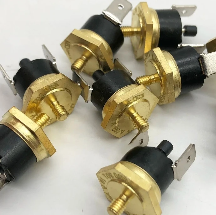 Запасные части для кофемашины, ручной сброс M4 KSD301, 16A, 250 В, 145 градусов, ограничитель температуры, контроллер датчика
Запасные части для кофемашины, ручной сброс M4 KSD301, 16A, 250 В, 145 градусов, ограничитель температуры, контроллер датчика