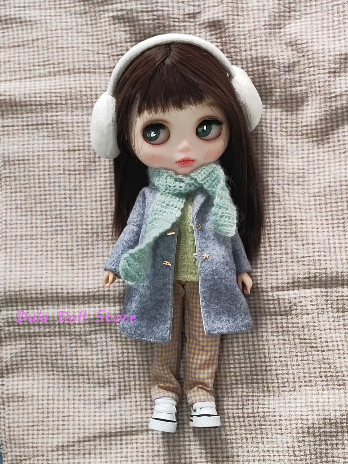 Dula Doll Clothes for Blythe Winter warm woolen doll set ob24 ob22 Diandian Azone Licca ICY JerryB 1/6 Bjd Doll Accessories
Dula Doll Clothes for Blythe Winter warm woolen doll set ob24 ob22 Diandian Azone Licca ICY JerryB 1/6 Bjd Doll Accessories