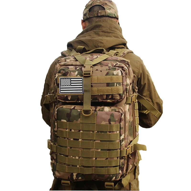 Extra Large 50L Waterproof Tactical Backpack Outdoor Travel Hiking Sports Camping Hunting Fishing Canvas Bags Mountaineering Su
Extra Large 50L Waterproof Tactical Backpack Outdoor Travel Hiking Sports Camping Hunting Fishing Canvas Bags Mountaineering Su