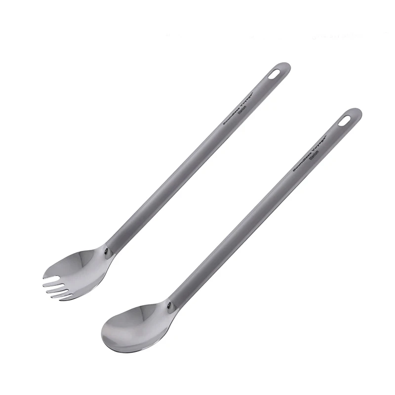 Boundless Voyage 220mm Titanium Spoon Bacteriostatic Anti-corrosion Cutlery for Outdoor Picnic Camping Tableware Titanium Spork
Boundless Voyage 220mm Titanium Spoon Bacteriostatic Anti-corrosion Cutlery for Outdoor Picnic Camping Tableware Titanium Spork