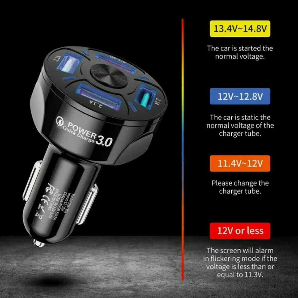 12V-24V Fast Car Charger 7000mA 78.0mm*32mm*32mm Black Dual Adapter Socket For Smart Phone Beautiful High Quality
12V-24V Fast Car Charger 7000mA 78.0mm*32mm*32mm Black Dual Adapter Socket For Smart Phone Beautiful High Quality