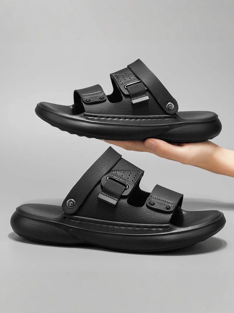 Men's Sandals Summer Outdoor Wear Anti-slip Thick Bottom Sports Casual Driving Beachside Slip-ons Minimalist Style Low Cut
Men's Sandals Summer Outdoor Wear Anti-slip Thick Bottom Sports Casual Driving Beachside Slip-ons Minimalist Style Low Cut