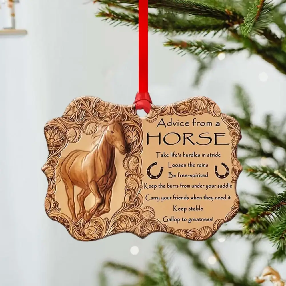 Inspirational Horse Ornament Elegant 2d Acrylic Horse Christmas Ornament For Horse Lovers Unique Keepsake Home Decoration
Inspirational Horse Ornament Elegant 2d Acrylic Horse Christmas Ornament For Horse Lovers Unique Keepsake Home Decoration