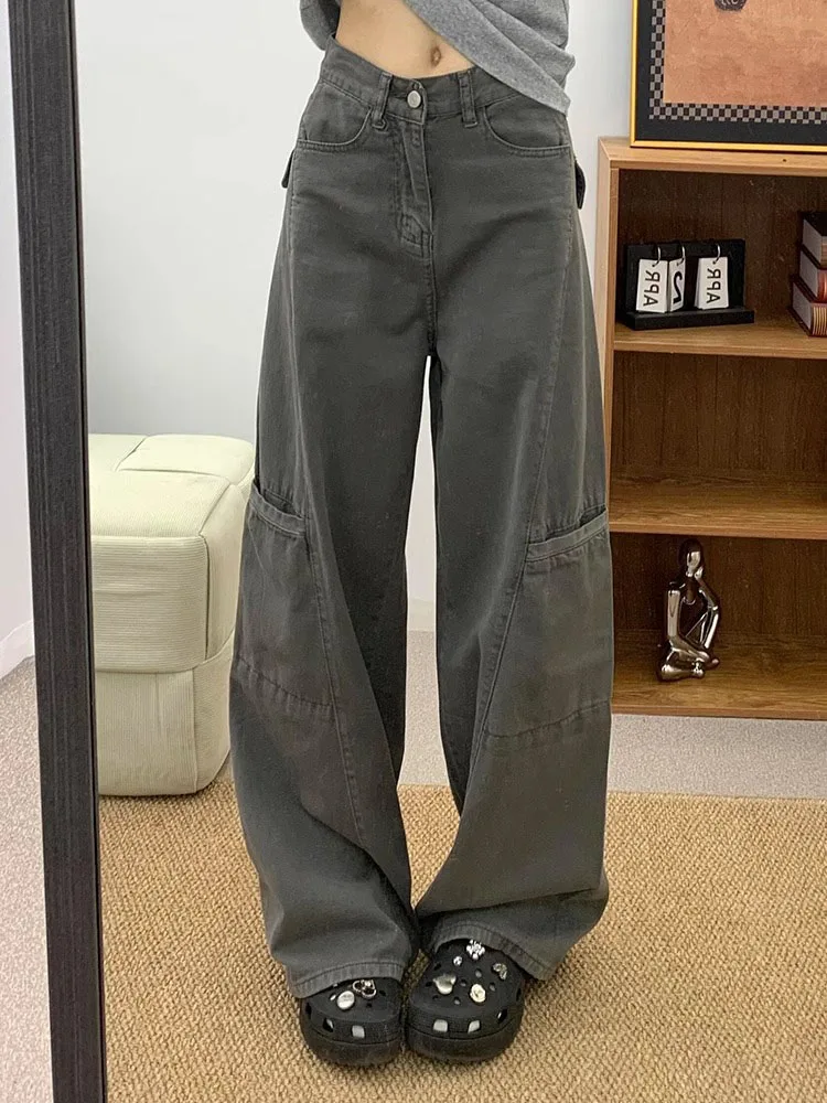 plus Size American Sle Wide Leg Work Pants Women Casual High Waist Long Jeans Loose Fit Slimming Casual Trousers
plus Size American Sle Wide Leg Work Pants Women Casual High Waist Long Jeans Loose Fit Slimming Casual Trousers