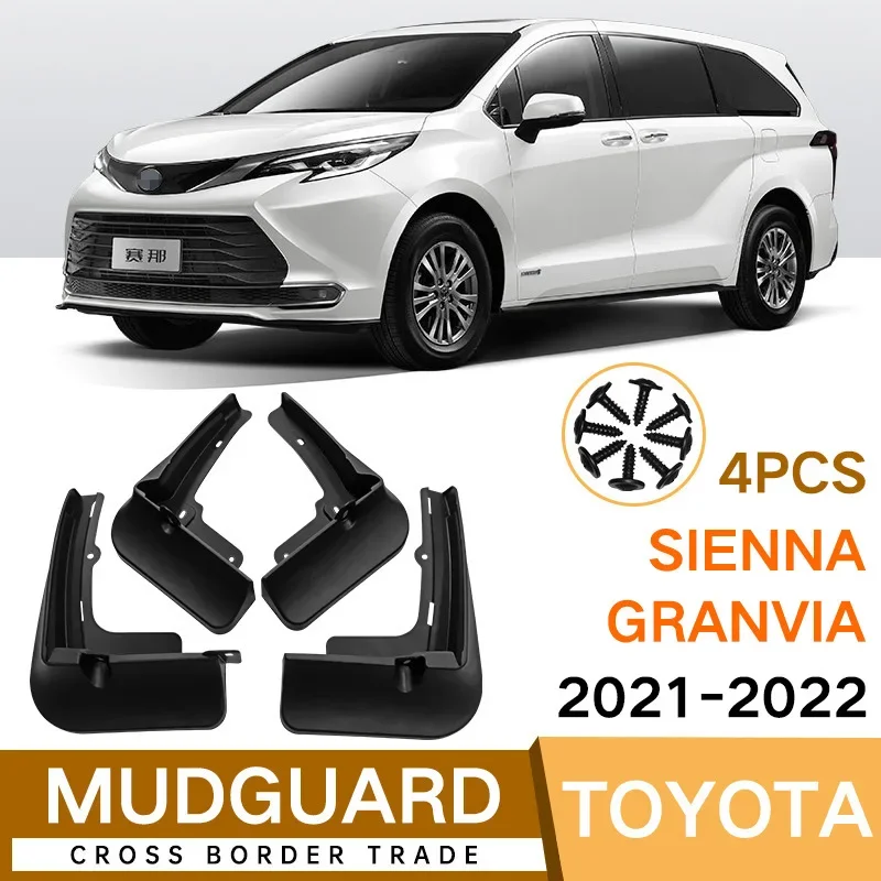 For Toyota Sienna 2021-2022 Granvia black car mudguard Reduce dust Resist tire dirt car accessories tools
For Toyota Sienna 2021-2022 Granvia black car mudguard Reduce dust Resist tire dirt car accessories tools