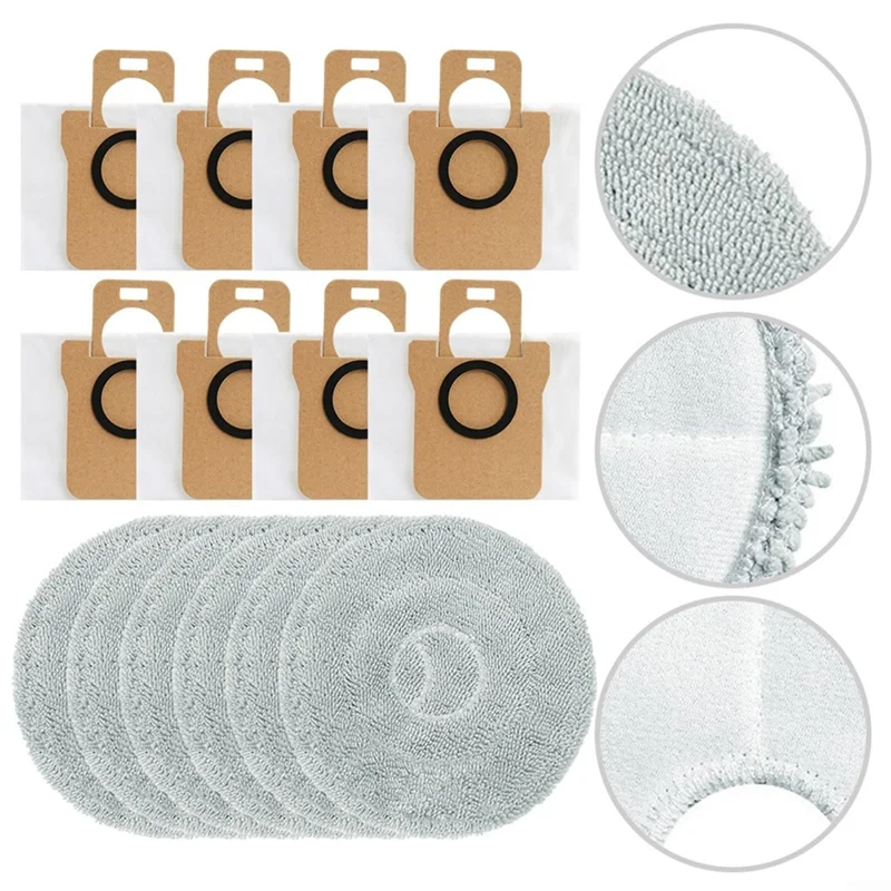 N96R Dust Bag Mop Cloths For Dreame L10S Ultra L10 Ultra L10 Prime L20 Ultra, Vacuum Cleaner Bags Wet Mop Pads
N96R Dust Bag Mop Cloths For Dreame L10S Ultra L10 Ultra L10 Prime L20 Ultra, Vacuum Cleaner Bags Wet Mop Pads