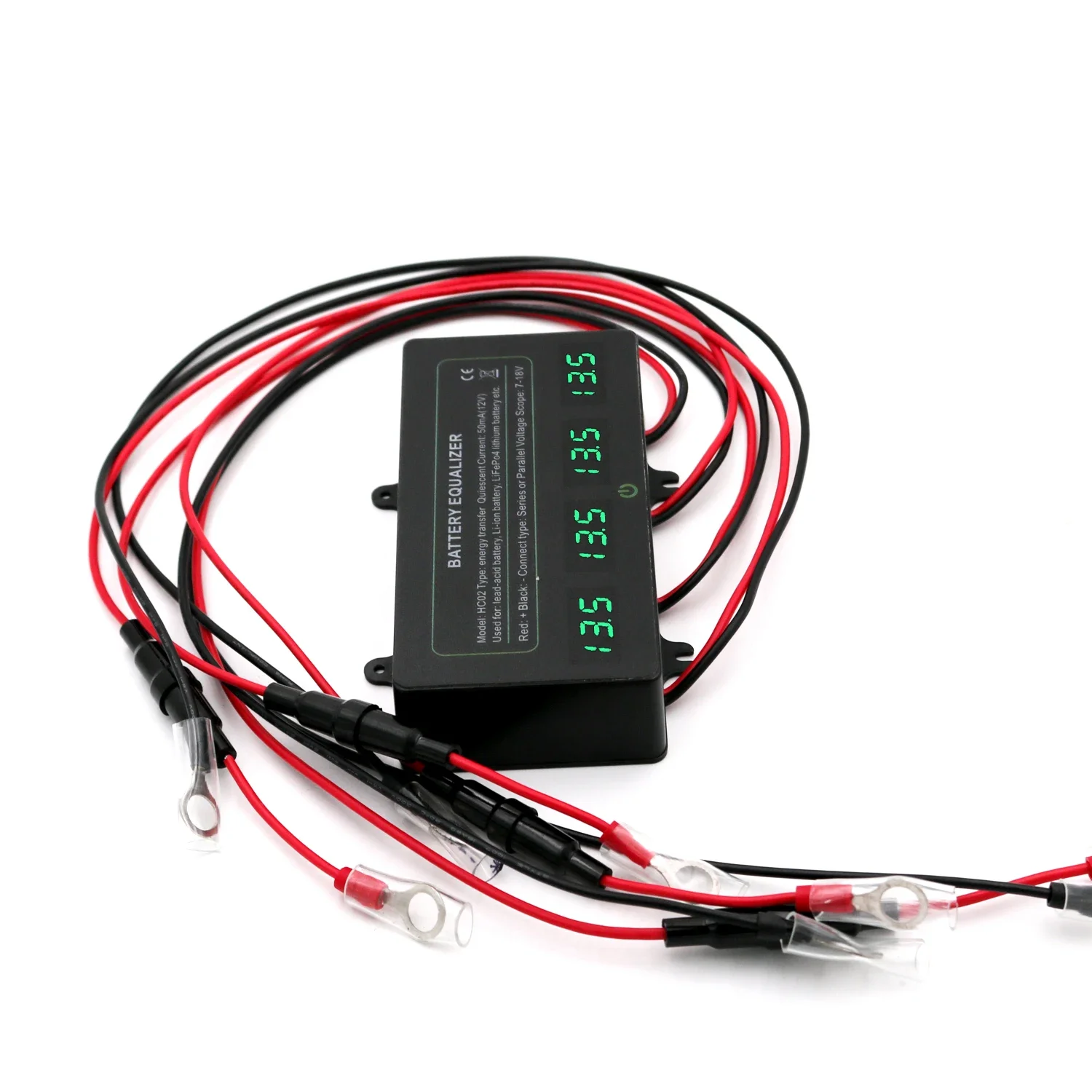 ANGUI HC02 Battery Equalizer 4 X12V Batteries 10A Current Active Voltage Balancer Li Li-ion Lead Acid Touch Switch LED Display
ANGUI HC02 Battery Equalizer 4 X12V Batteries 10A Current Active Voltage Balancer Li Li-ion Lead Acid Touch Switch LED Display