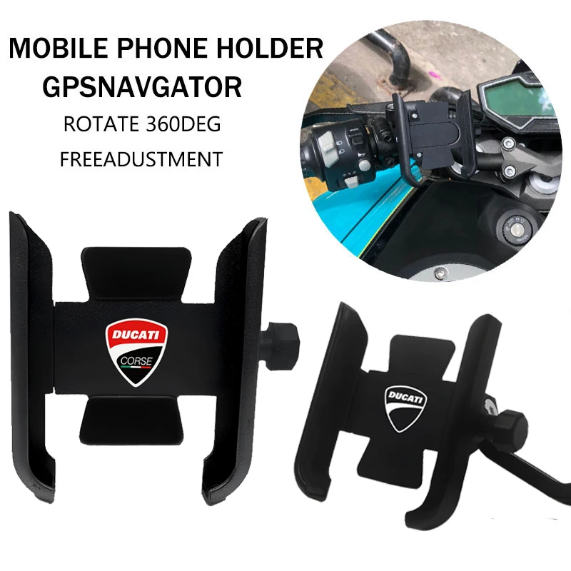 For Ducati 620 695 696 796 821 MONSTER 899 959 1199 1299 Panigale 848 Motorcycle Handlebar Mobile Phone Holder GPS Stand Bracket
For Ducati 620 695 696 796 821 MONSTER 899 959 1199 1299 Panigale 848 Motorcycle Handlebar Mobile Phone Holder GPS Stand Bracket