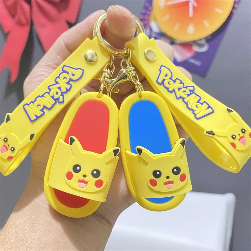 Cute Cartoon Slippers Pikachu Keychain Student Bag Car Key Ring Gift for Travel Companion Small Gift for Cultural Tourism
Cute Cartoon Slippers Pikachu Keychain Student Bag Car Key Ring Gift for Travel Companion Small Gift for Cultural Tourism