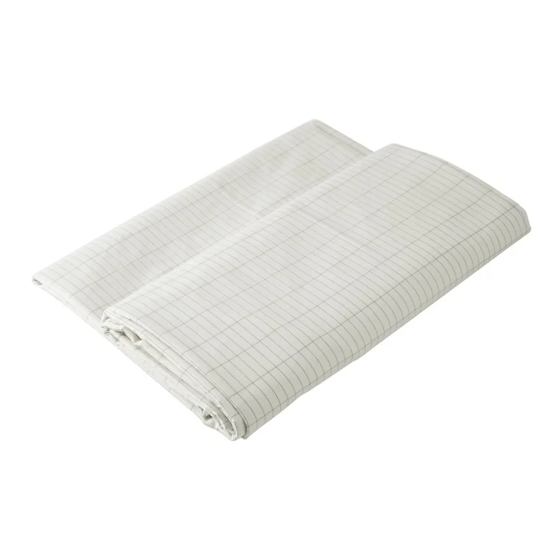 Silver fiber antibacterial conductive woven fabric combed cotton silver plated large grid cloth bed sheet pillow Cover 135gsm
Silver fiber antibacterial conductive woven fabric combed cotton silver plated large grid cloth bed sheet pillow Cover 135gsm