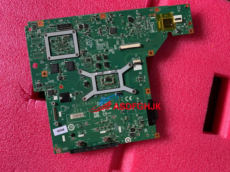 Оригинальная материнская плата для ноутбука GP60 GE60 для MSI MS-16GH1 REV 1.0, тест в порядке
Оригинальная материнская плата для ноутбука GP60 GE60 для MSI MS-16GH1 REV 1.0, тест в порядке