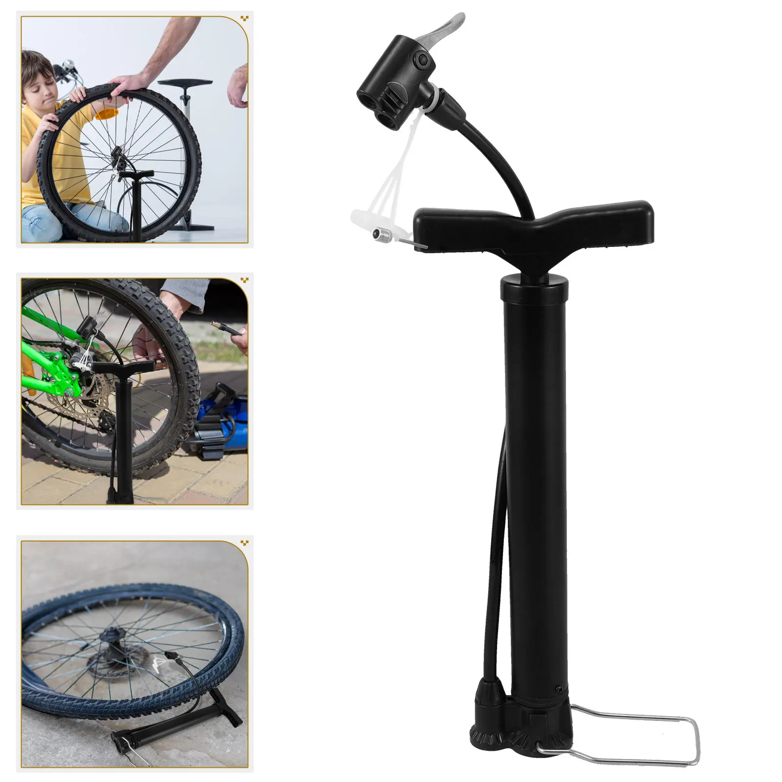 Multifunctional Bike Pump Portable Compact Easy Use Tire Inflator for Mountain Road Bikes Bicycle Hand Pump Bike Accessory
Multifunctional Bike Pump Portable Compact Easy Use Tire Inflator for Mountain Road Bikes Bicycle Hand Pump Bike Accessory