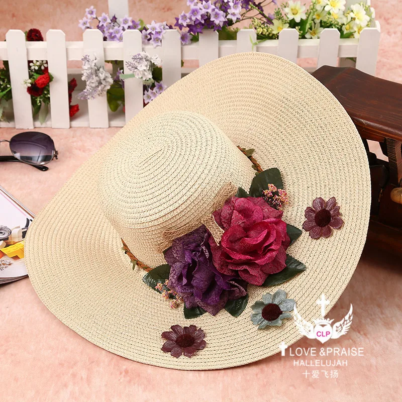 2022 Big Brim Striped Straw-woven Sun Hat Flower Sun Brim Striped Straw-woven Sun Hat Flower Sun Protection Beach Cap Panama Hat
2022 Big Brim Striped Straw-woven Sun Hat Flower Sun Brim Striped Straw-woven Sun Hat Flower Sun Protection Beach Cap Panama Hat