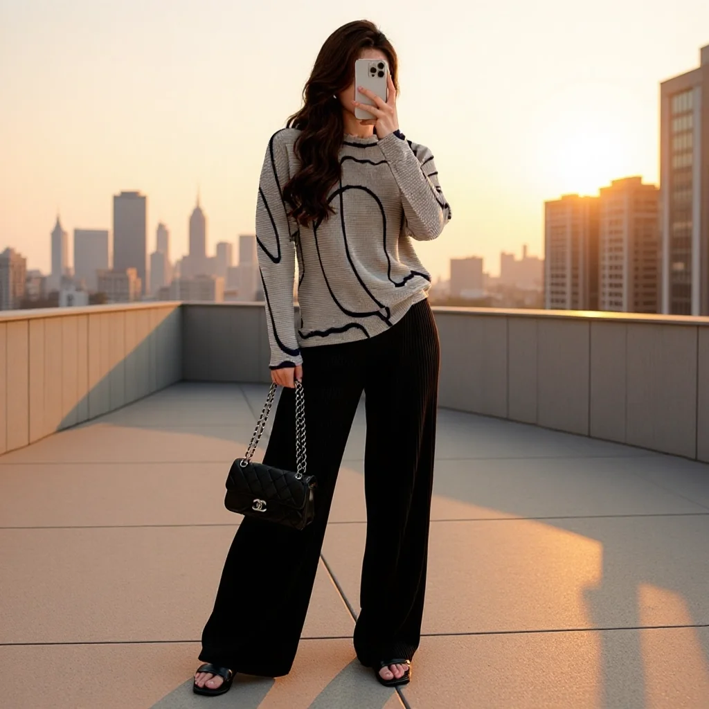 Miyake Pleated Corn Pleated T-shirt High Elastic Casual Lazy Style Artistic Sense of Line Tops Versatile New Pleated Clothing
Miyake Pleated Corn Pleated T-shirt High Elastic Casual Lazy Style Artistic Sense of Line Tops Versatile New Pleated Clothing