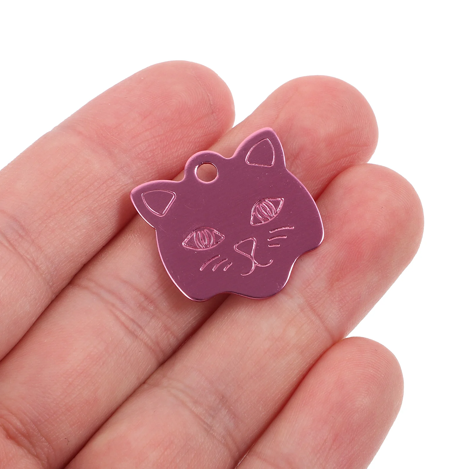 10 Pcs Pet Tag Dog Name Tags Collar Pendant Charms for Puppy Pink Engraved Pets
10 Pcs Pet Tag Dog Name Tags Collar Pendant Charms for Puppy Pink Engraved Pets