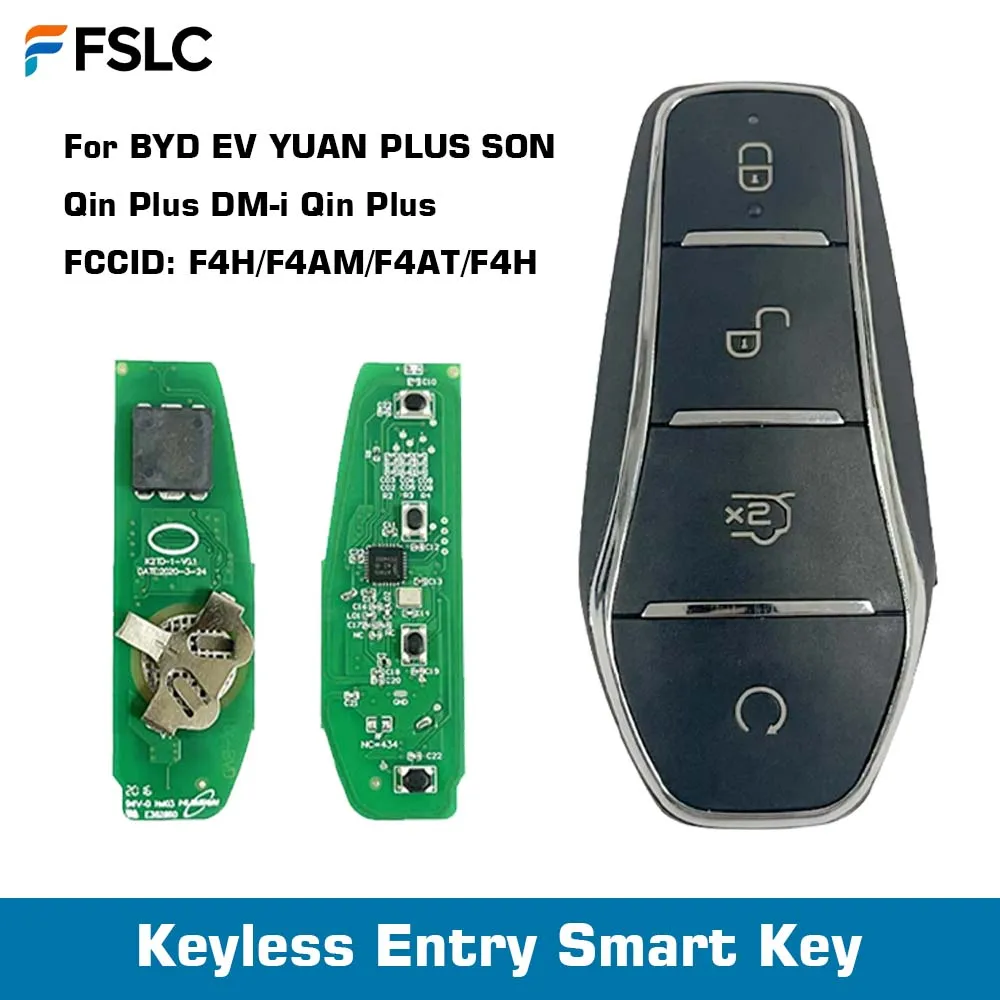 ⭐ Подлинный ⭐ Для BYD Qin Plus DM-i Qin Plus EV YUAN PLUS SON 4-кнопочный смарт-ключ ID46 433,92/433,62 МГц F4H F4AM F4AT F4H
⭐ Подлинный ⭐ Для BYD Qin Plus DM-i Qin Plus EV YUAN PLUS SON 4-кнопочный смарт-ключ ID46 433,92/433,62 МГц F4H F4AM F4AT F4H