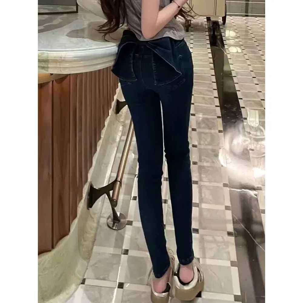 Женские прямые джинсы с высокой талией, свободные длинные брюки с узлом, уличные сексуальные джинсовые брюки для девочек
Женские прямые джинсы с высокой талией, свободные длинные брюки с узлом, уличные сексуальные джинсовые брюки для девочек