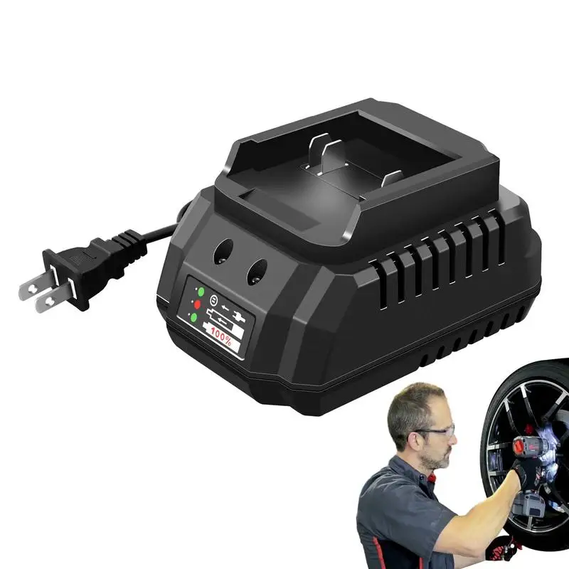 Lithium Battery Charger 21V High Power Smart Lithium Ion Charger Electric Tool Battery Charger With Fast Charging Wrench Holder
Lithium Battery Charger 21V High Power Smart Lithium Ion Charger Electric Tool Battery Charger With Fast Charging Wrench Holder