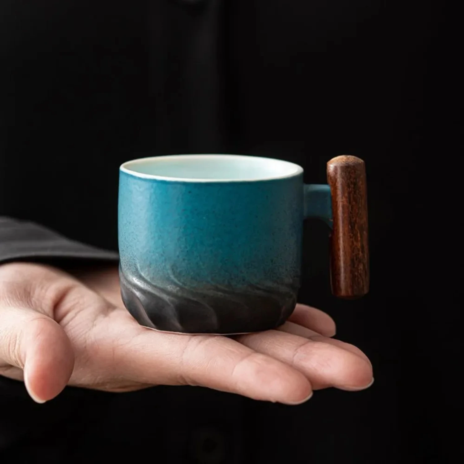 Ceramics Ceramic Retro Coffee Cup Gradient Glaze Wooden Handle Ceramic Coffee Mug Solid Color Handmade Coffee Cup
Ceramics Ceramic Retro Coffee Cup Gradient Glaze Wooden Handle Ceramic Coffee Mug Solid Color Handmade Coffee Cup