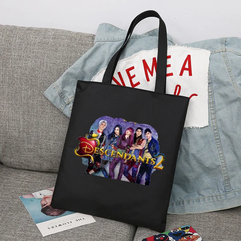 Descendants Foldable Reusable Cloth Shopper Harajuku Bag Student Canvas Tote Bag Shopping Bag Handbag
Descendants Foldable Reusable Cloth Shopper Harajuku Bag Student Canvas Tote Bag Shopping Bag Handbag