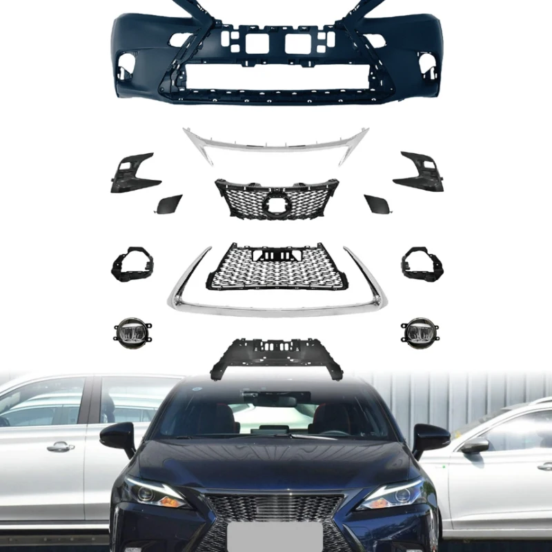 Suitable for Lexus CT 2011-2014, Upgrade 2016 Style Front Bumper with Grille, CT Sport Modified Body Kit
Suitable for Lexus CT 2011-2014, Upgrade 2016 Style Front Bumper with Grille, CT Sport Modified Body Kit