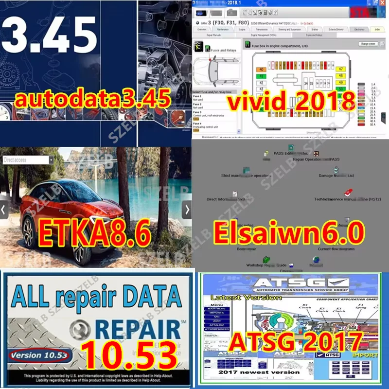 autodata3.45+All repair data10.53+ETKA8.6+Elsawin6.0+vivid2018 + ATSG2017Installation video+free installation with keygen
autodata3.45+All repair data10.53+ETKA8.6+Elsawin6.0+vivid2018 + ATSG2017Installation video+free installation with keygen